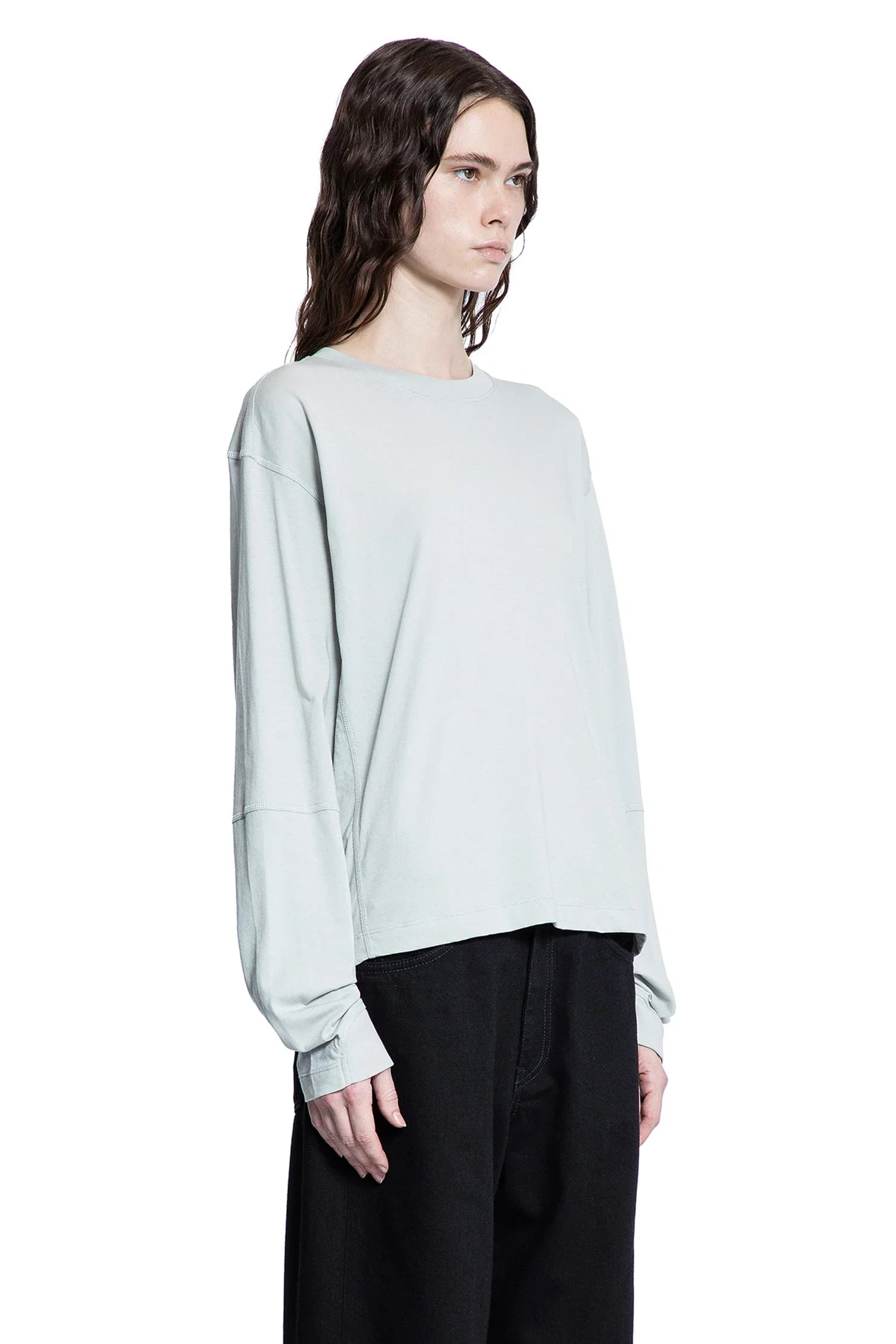 Seamed Perfect Long Sleeve Tee - Antonioli.eu