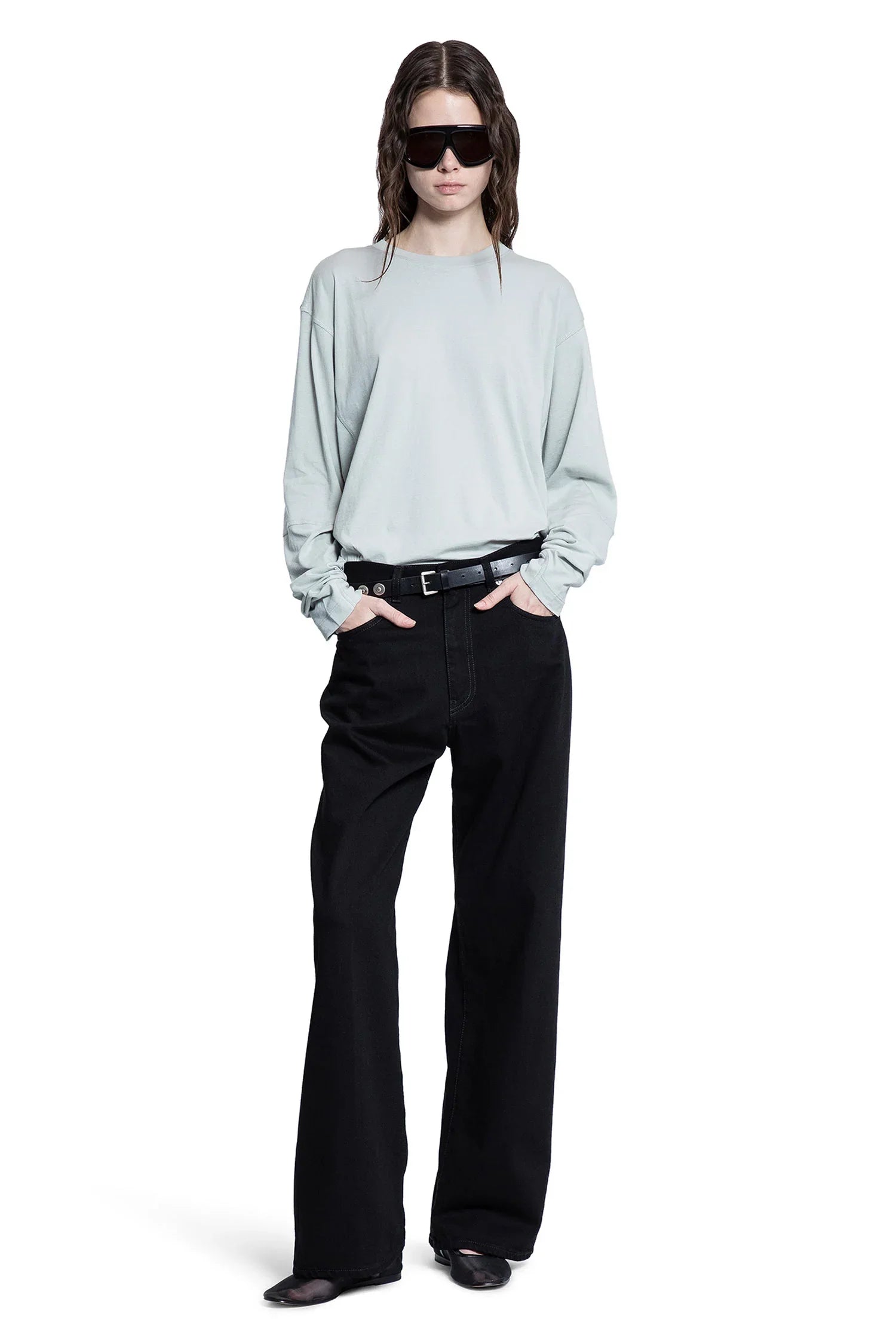 Seamed Perfect Long Sleeve Tee - Antonioli.eu