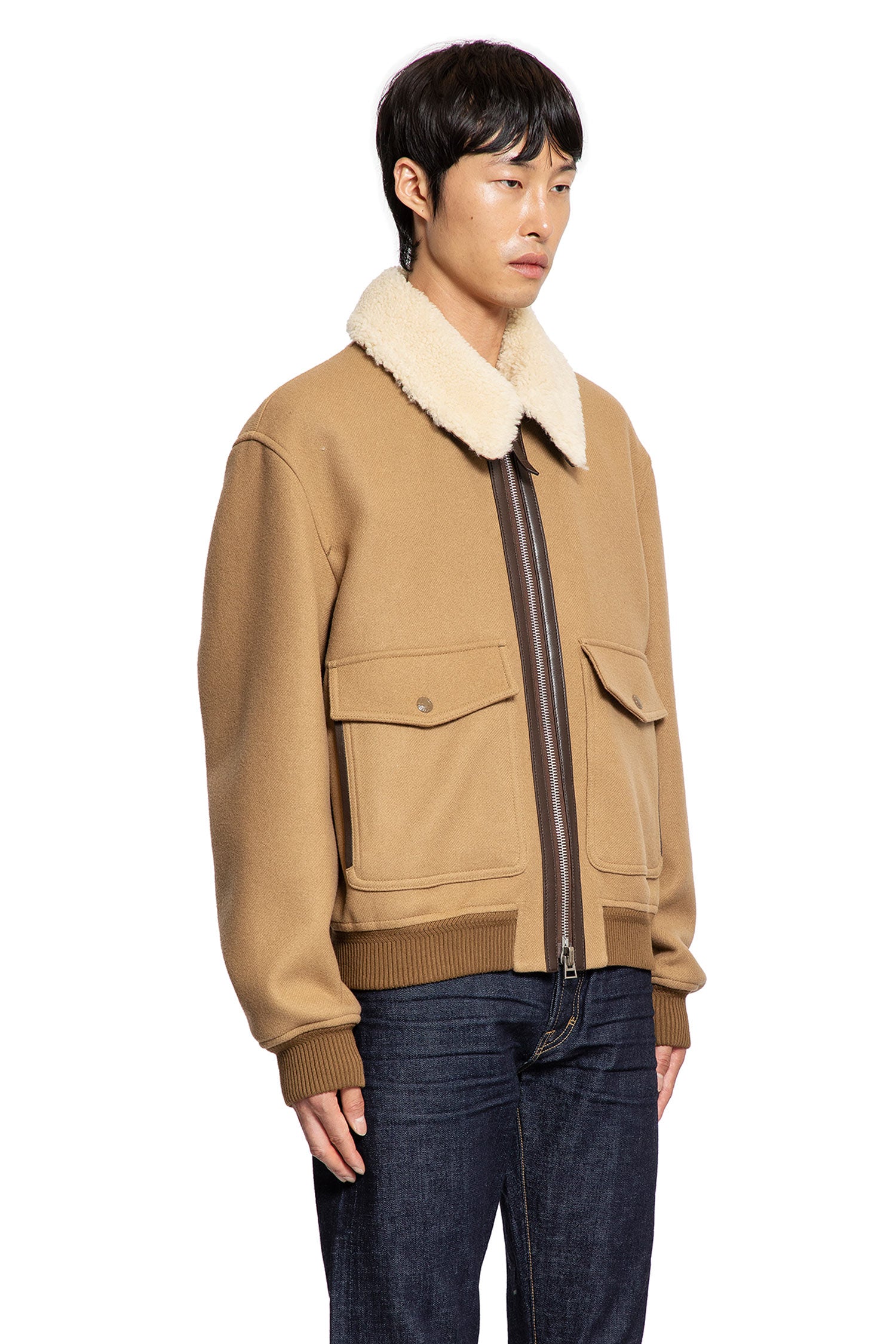 Sharp Twill Blouson - Antonioli.eu