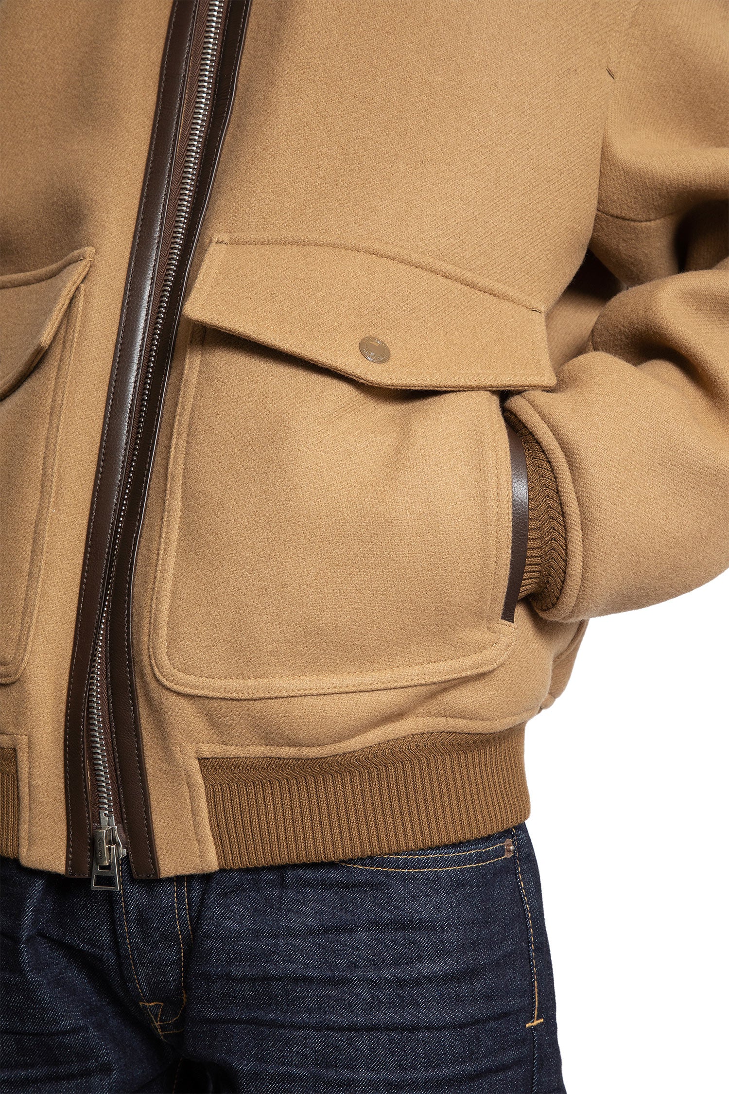 Sharp Twill Blouson - Antonioli.eu