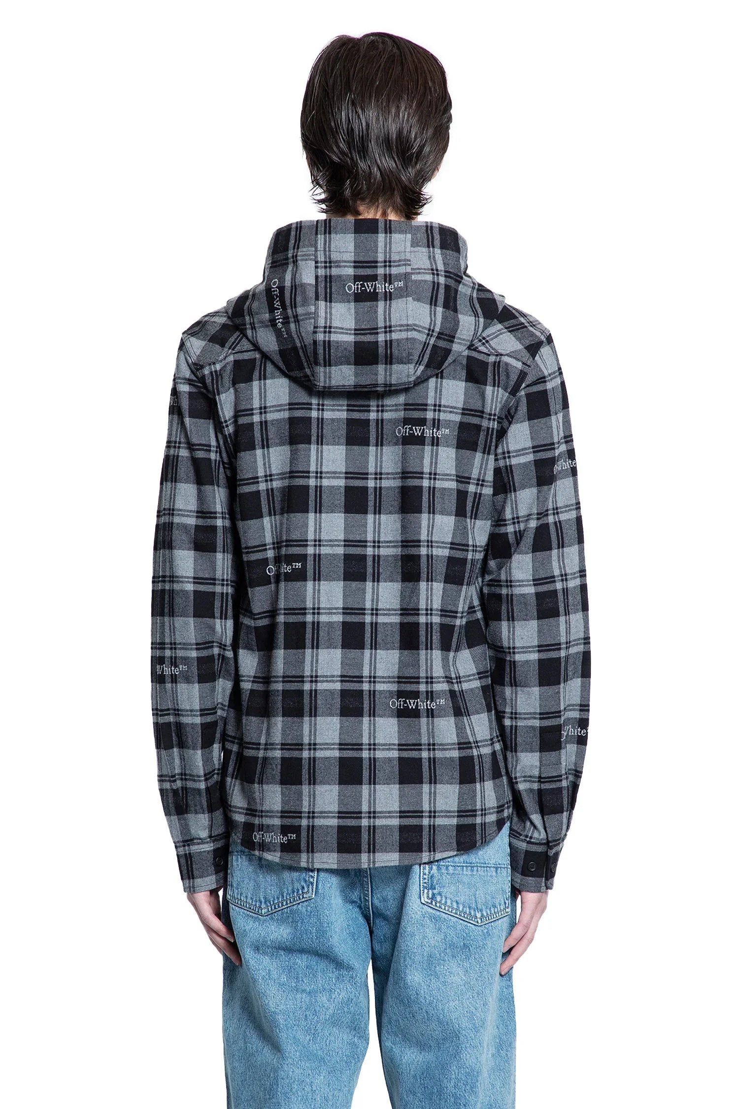 Check Hooded overshirt - Antonioli.eu