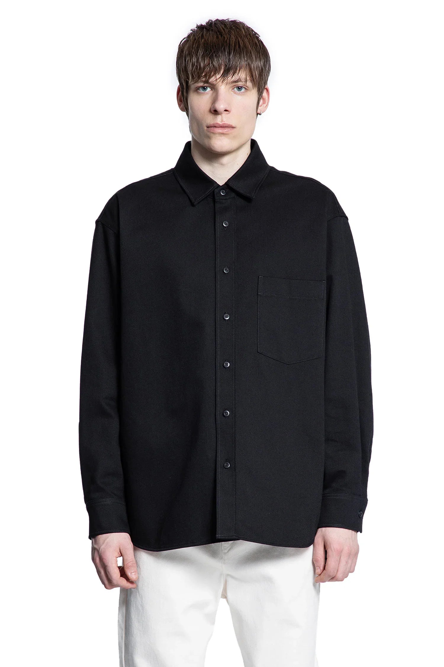 LEMAIRE MAN BLACK SHIRTS - Antonioli.eu