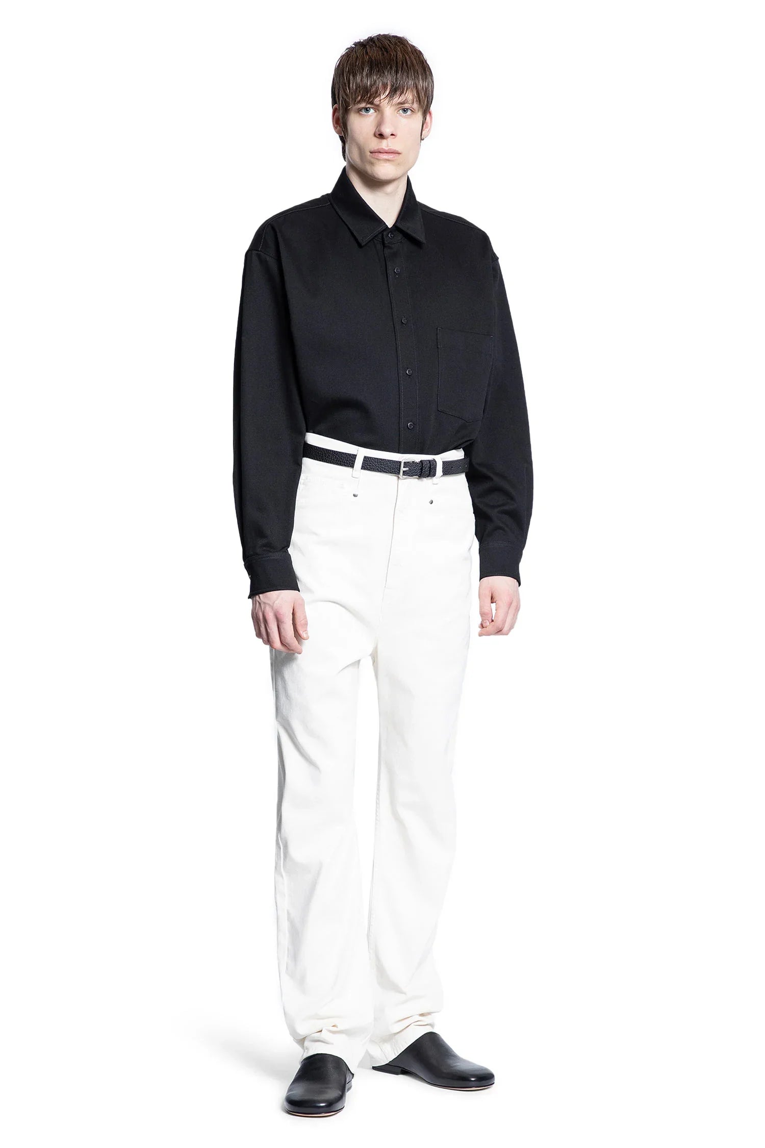 LEMAIRE MAN BLACK SHIRTS - Antonioli.eu