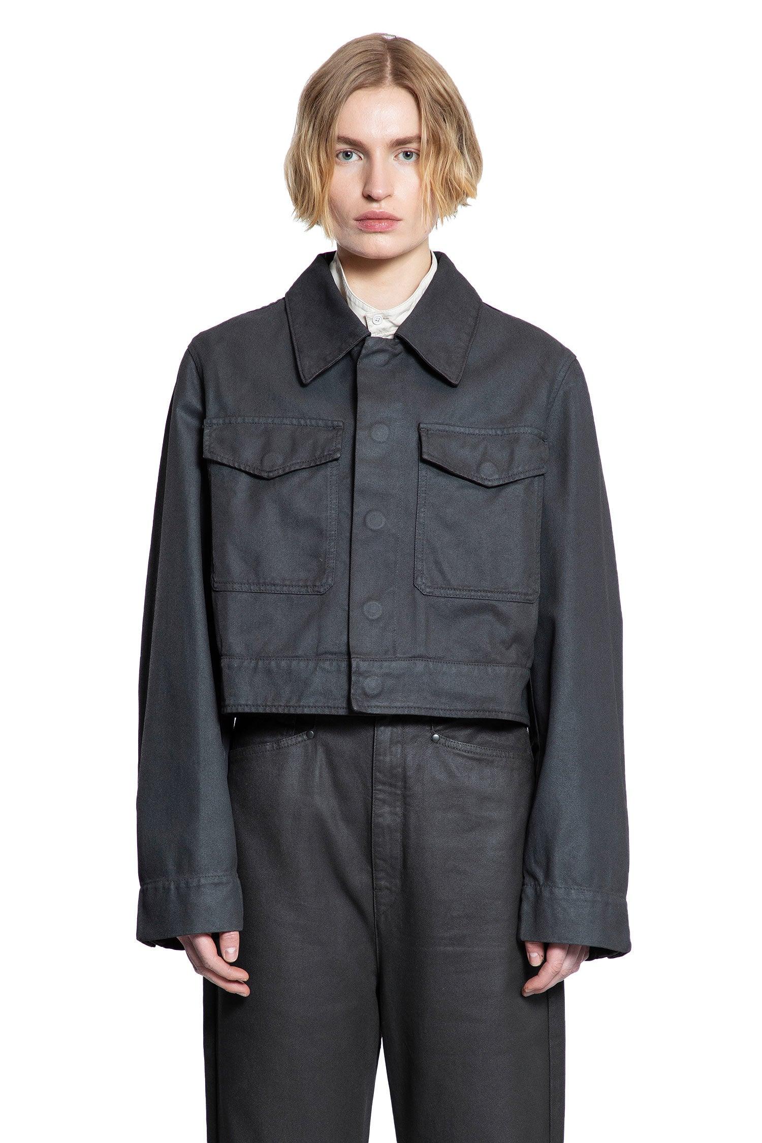 Trucker Jacket Shiny Coated Denim - Antonioli.eu