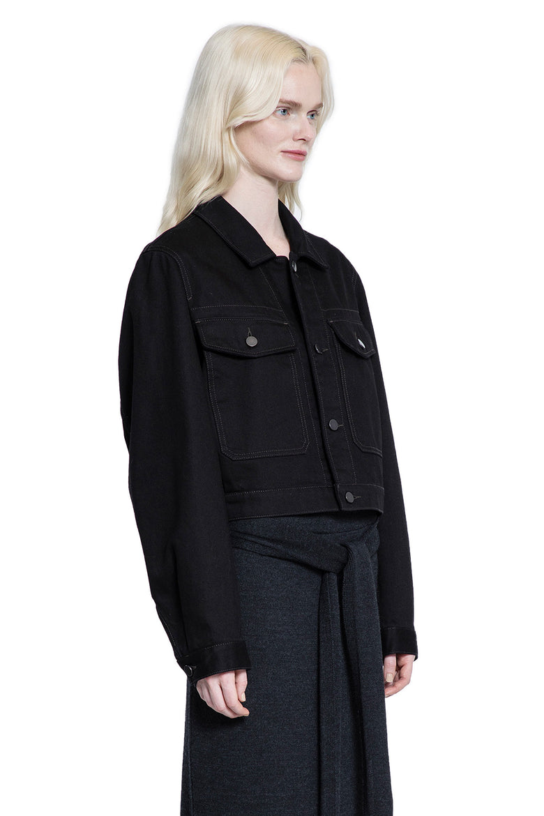 Cropped Heavy Denim Blouson - Antonioli.eu