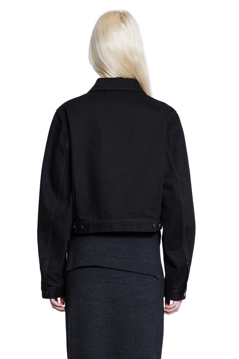 Cropped Heavy Denim Blouson - Antonioli.eu