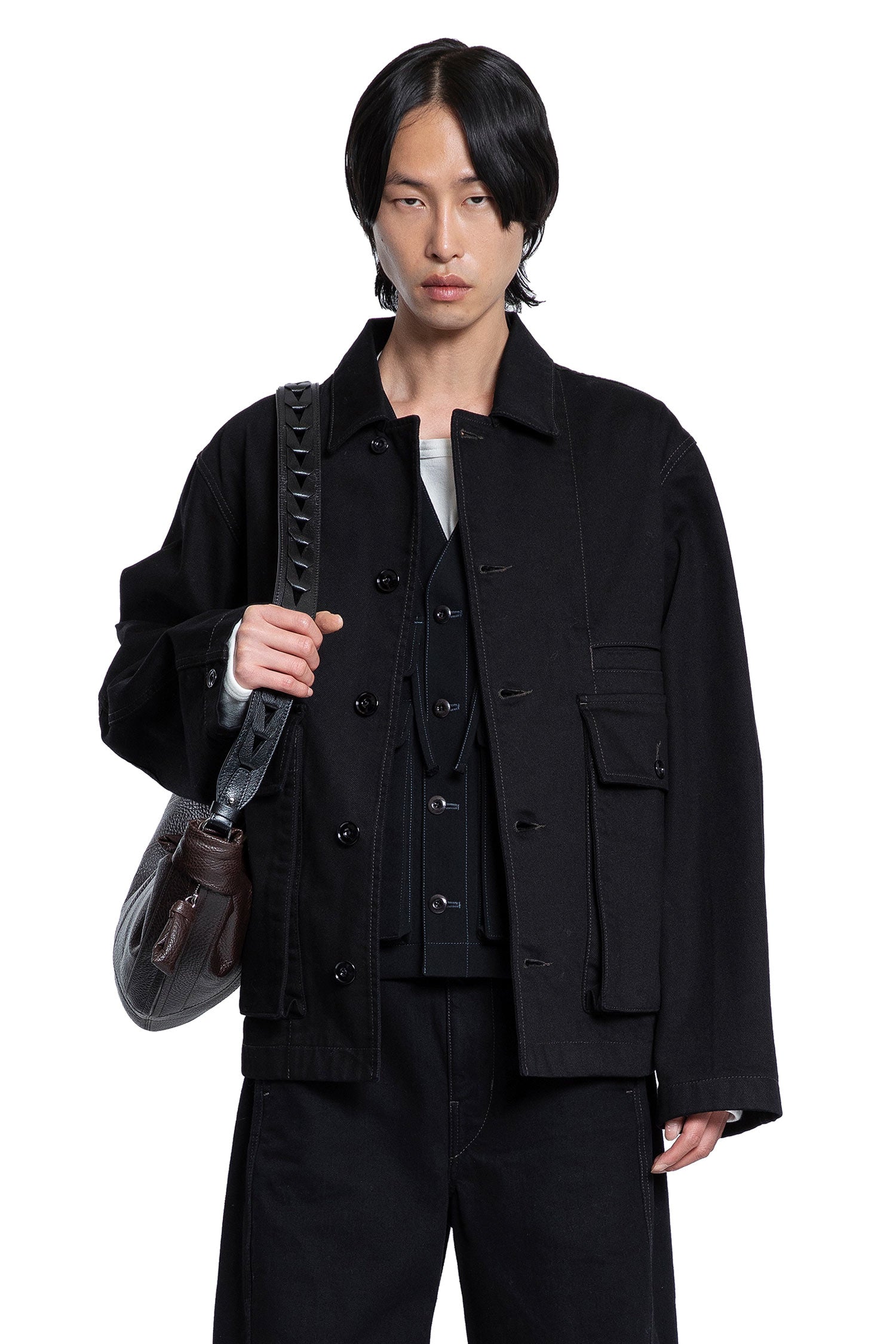 LEMAIRE MAN BLACK JACKETS - Antonioli.eu