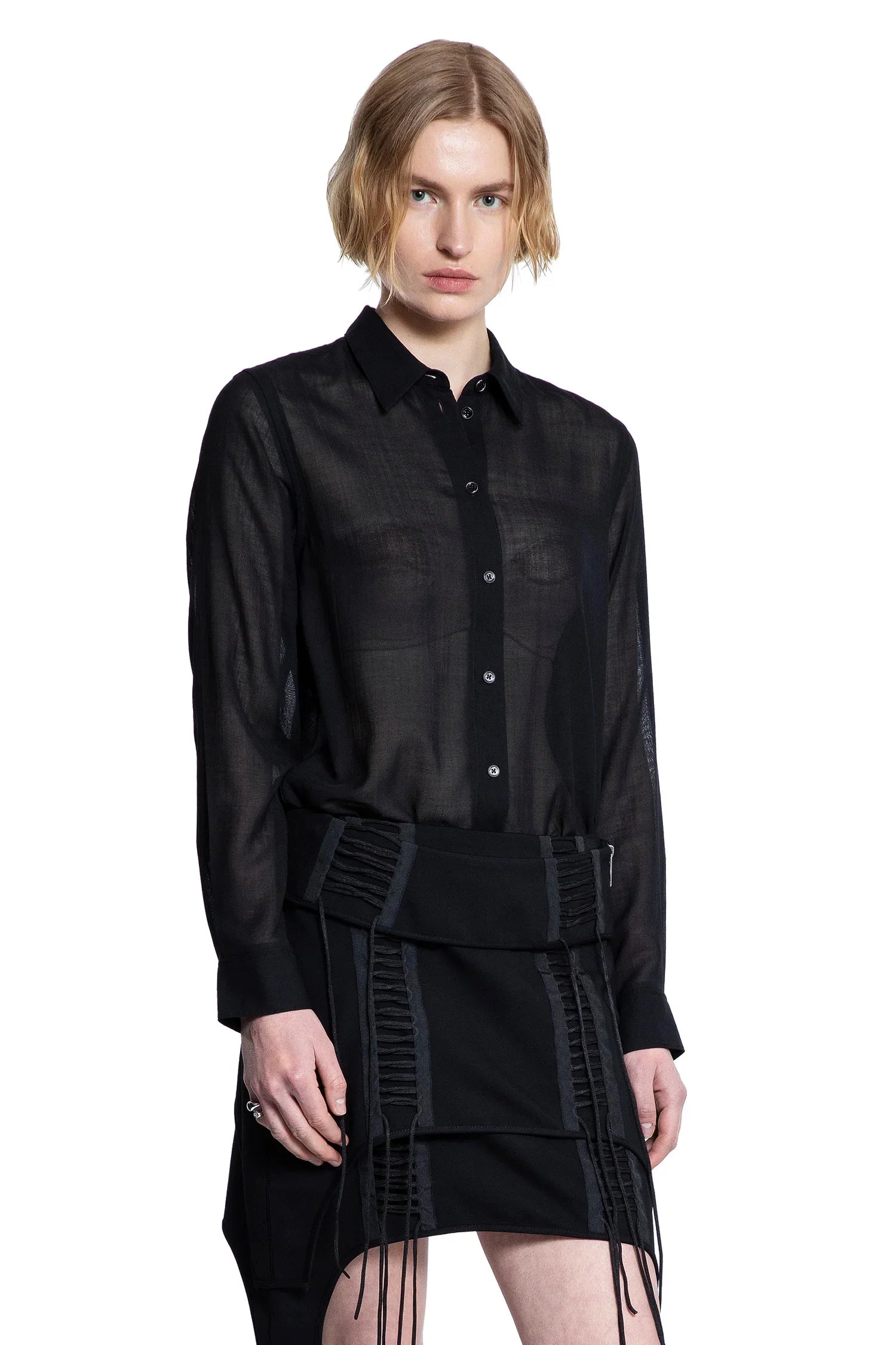HELMUT LANG WOMAN BLACK SHIRTS - Antonioli.eu
