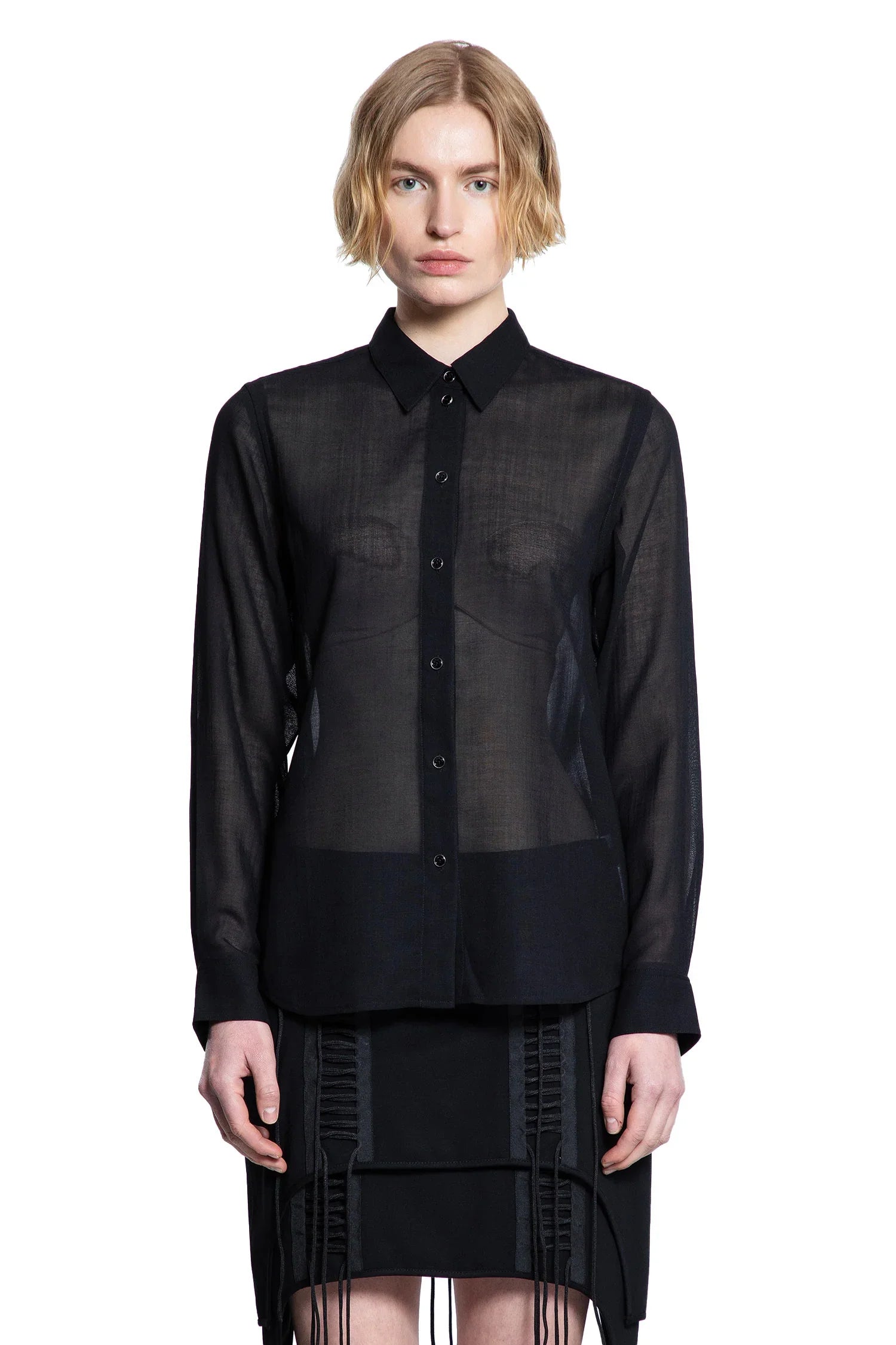 HELMUT LANG WOMAN BLACK SHIRTS - Antonioli.eu