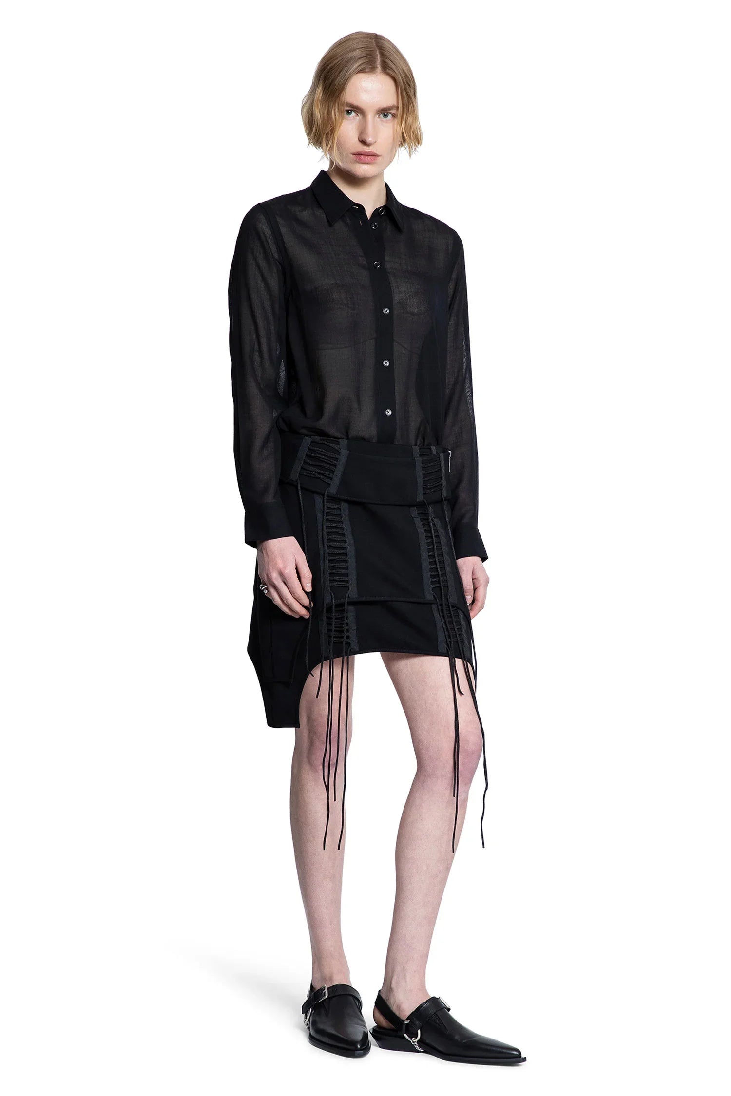 HELMUT LANG WOMAN BLACK SHIRTS - Antonioli.eu
