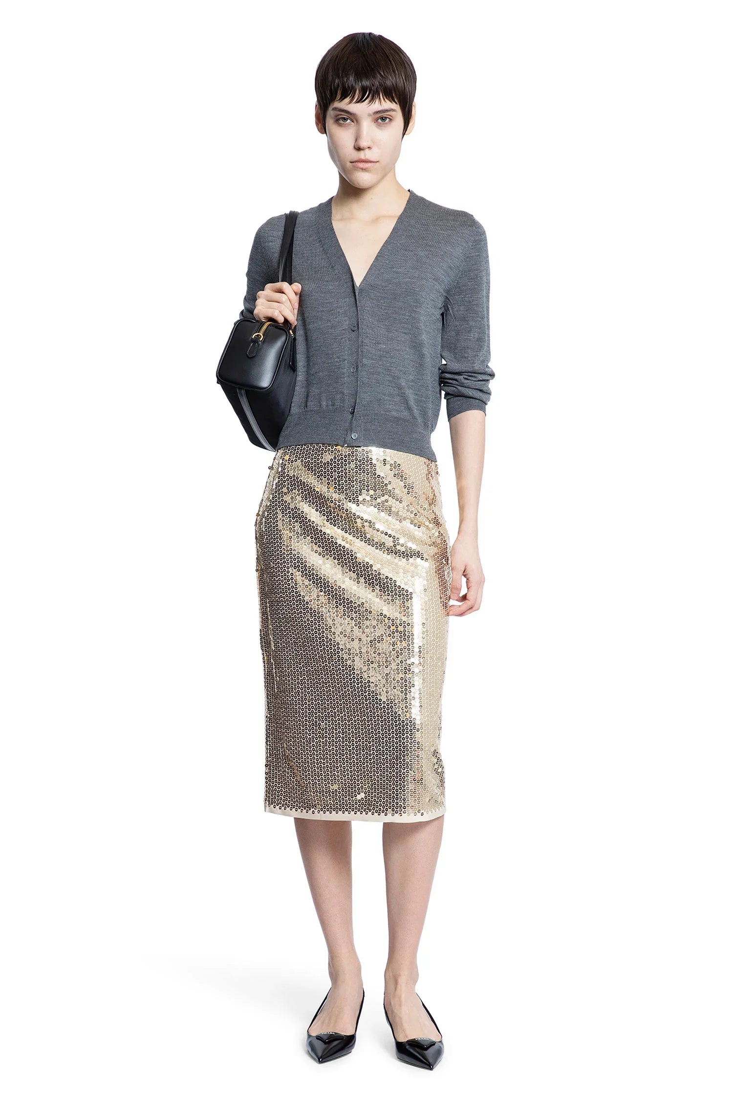 Sequined Pencil Skirt - Antonioli.eu