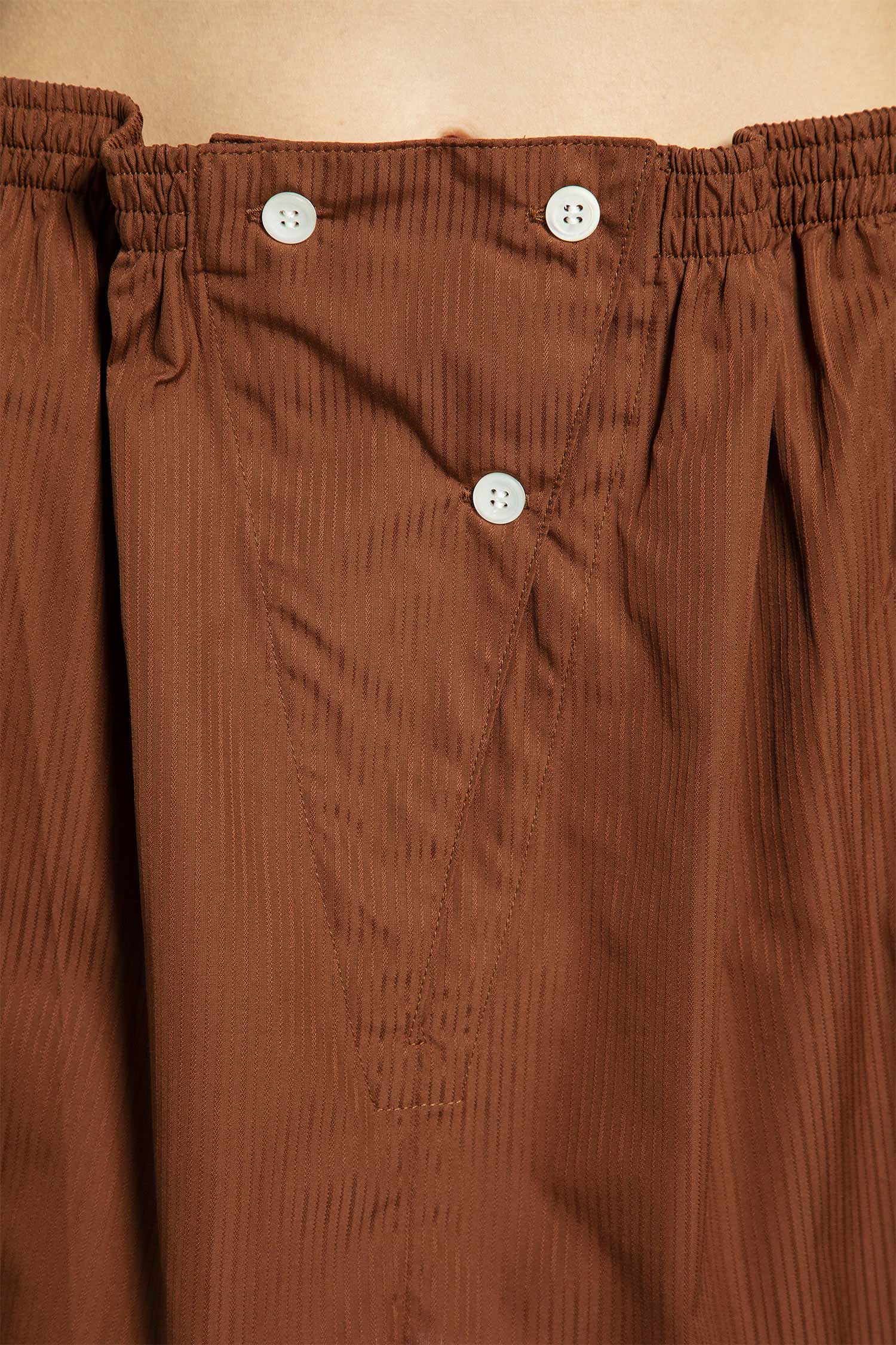 PRADA WOMAN BROWN SKIRTS