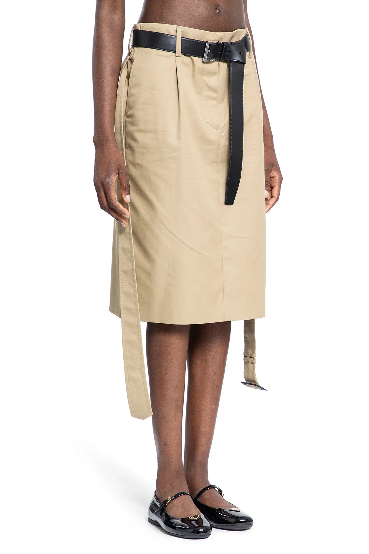 Cotton twill skirt - Antonioli.eu