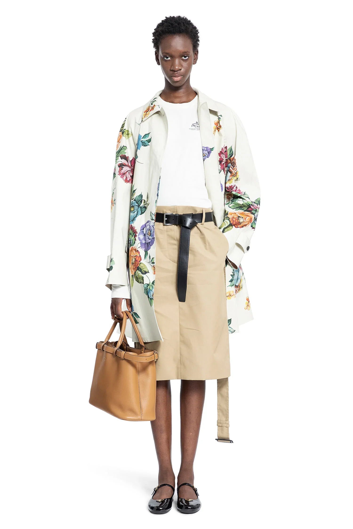 Cotton twill skirt - Antonioli.eu