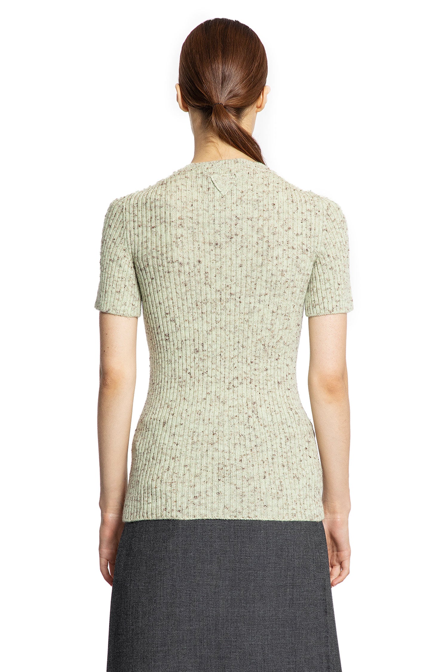 Wool Linen Short Sleeve Sweater - Antonioli.eu