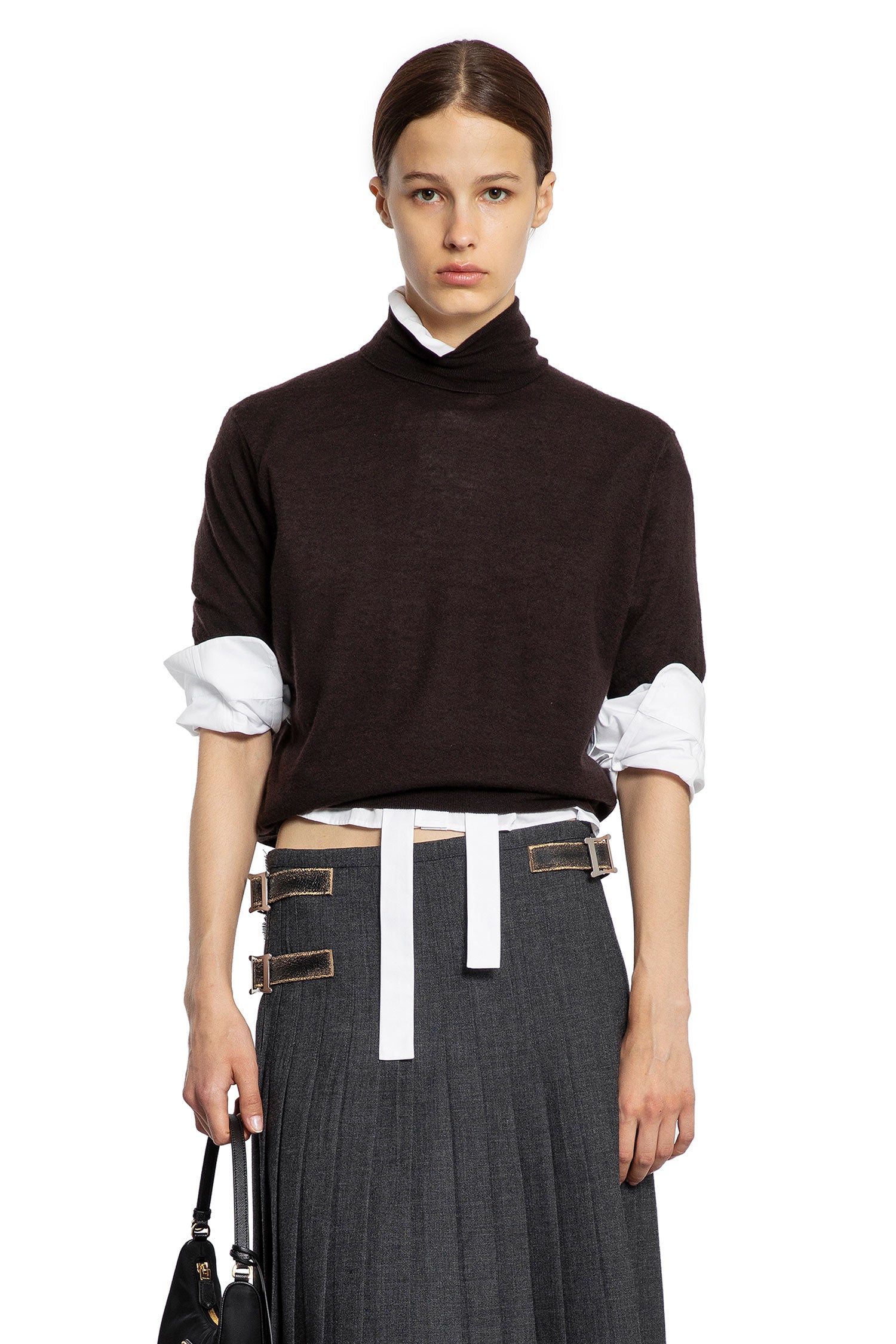 Cashmere Short Sleeve Turtleneck - Antonioli.eu