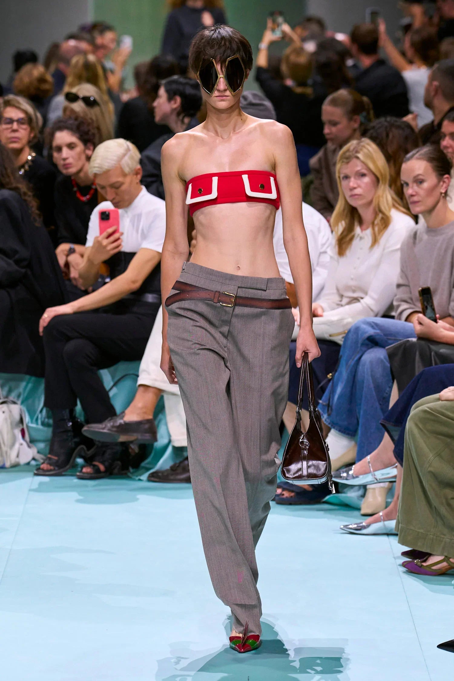Technical Wool Pants With Belt - Antonioli.eu