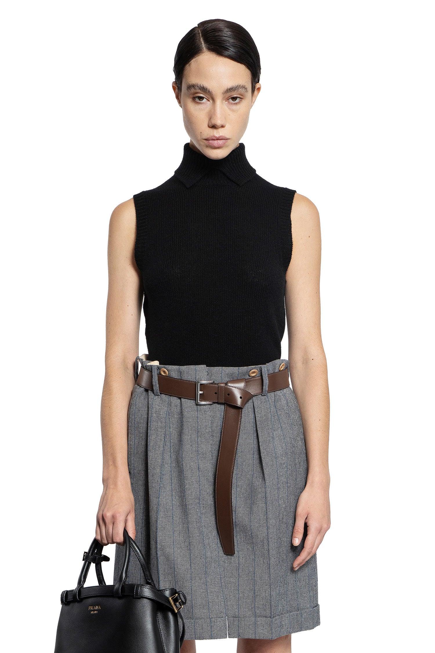 Cashmere turtleneck vest - Antonioli.eu