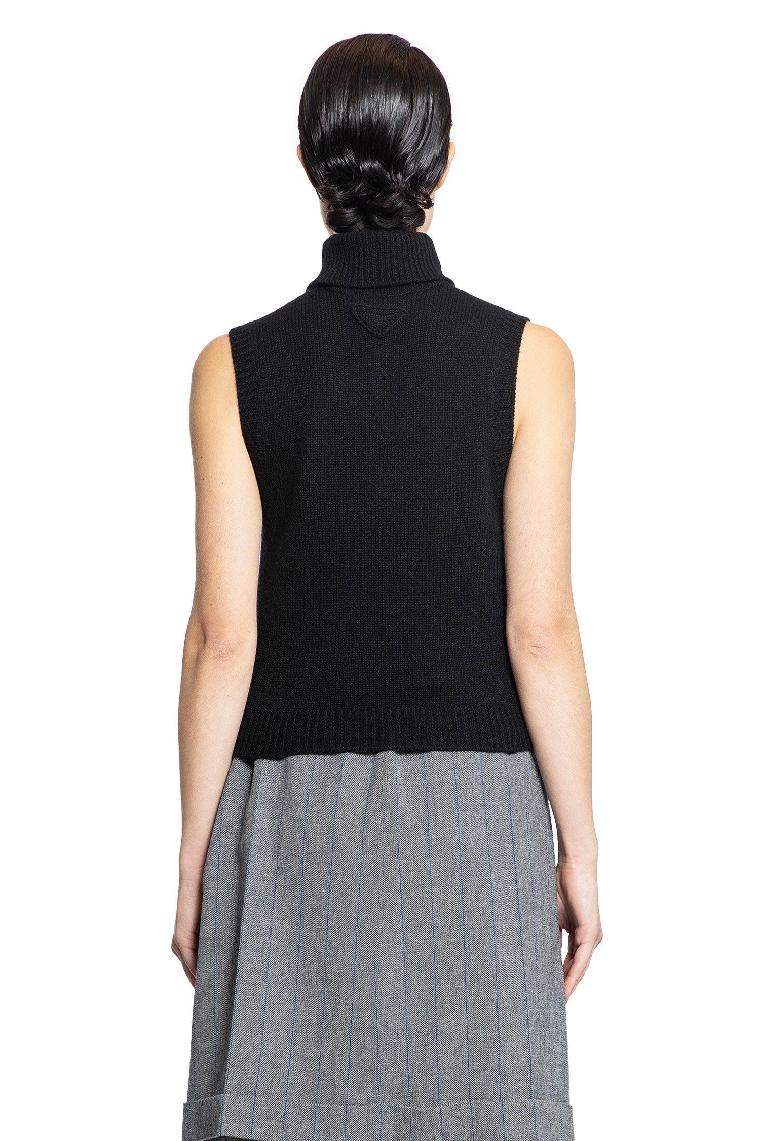 Cashmere turtleneck vest - Antonioli.eu