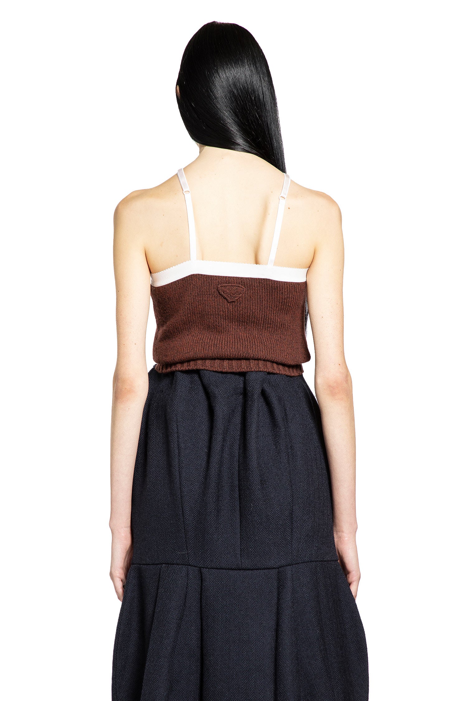 PRADA WOMAN BROWN KNITWEAR - Antonioli.eu