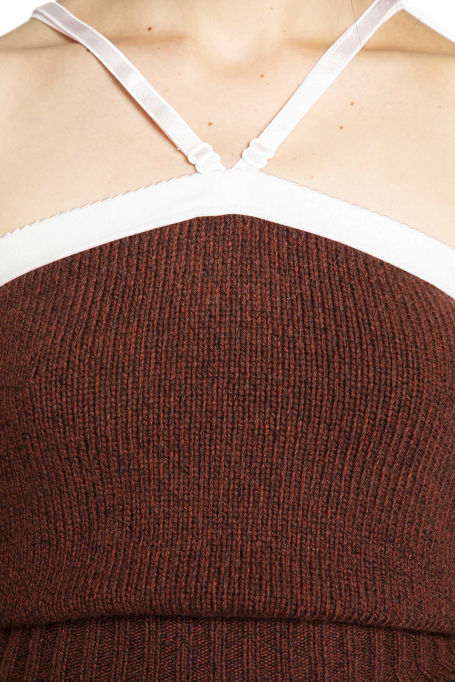 PRADA WOMAN BROWN KNITWEAR - Antonioli.eu