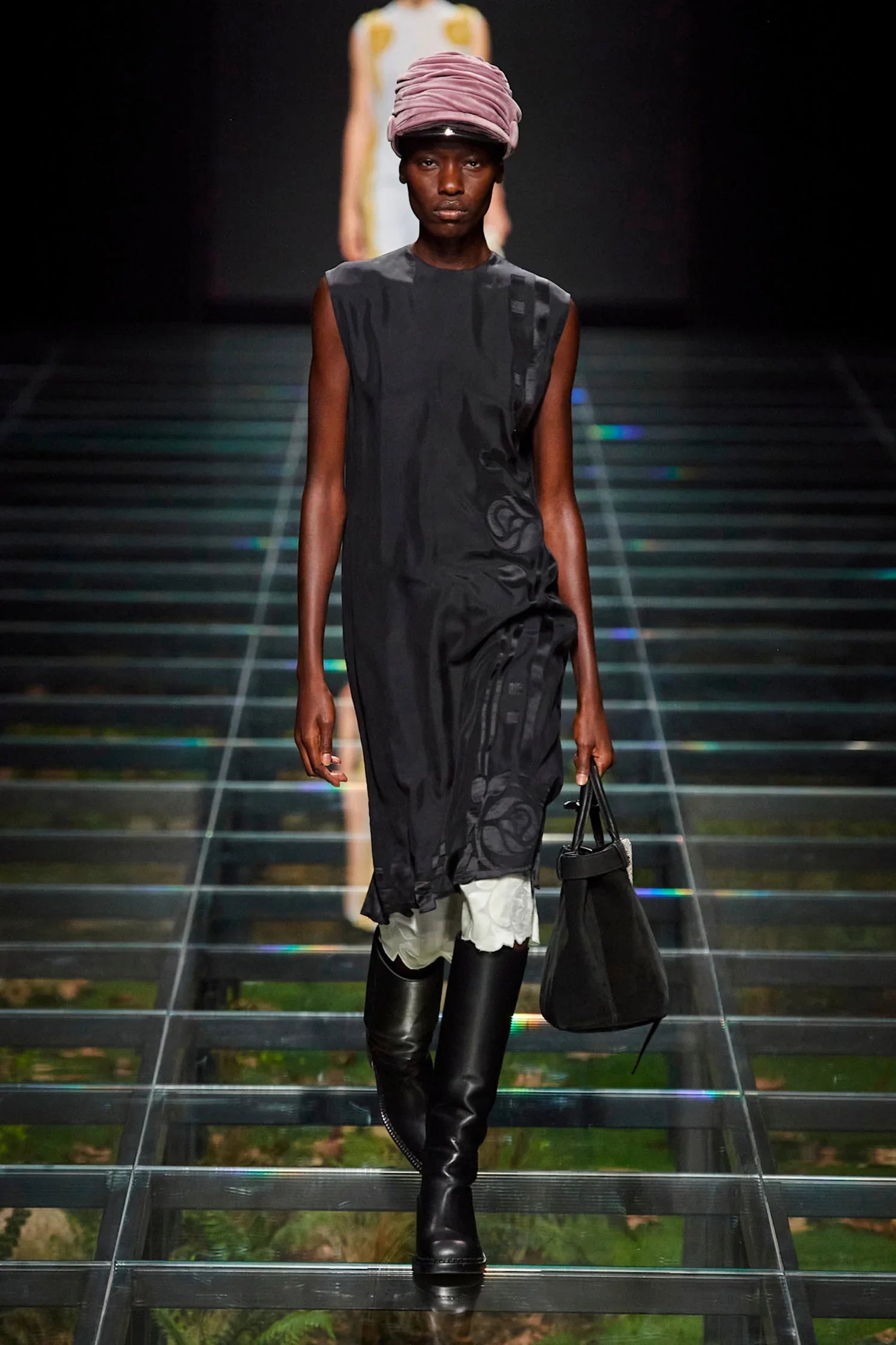 Habotai Embroidery Dress - Antonioli.eu