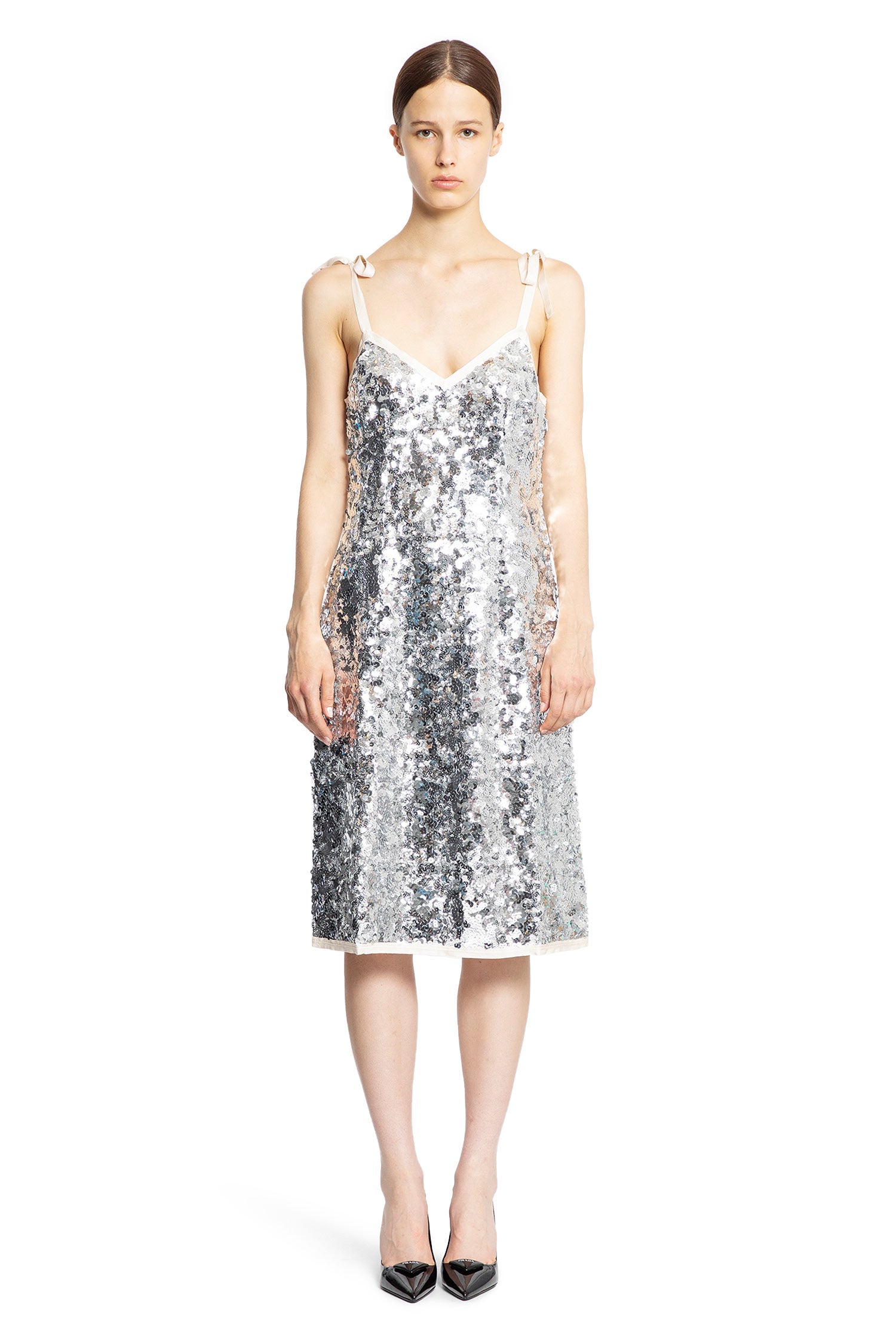 Sequined Slip Dress
