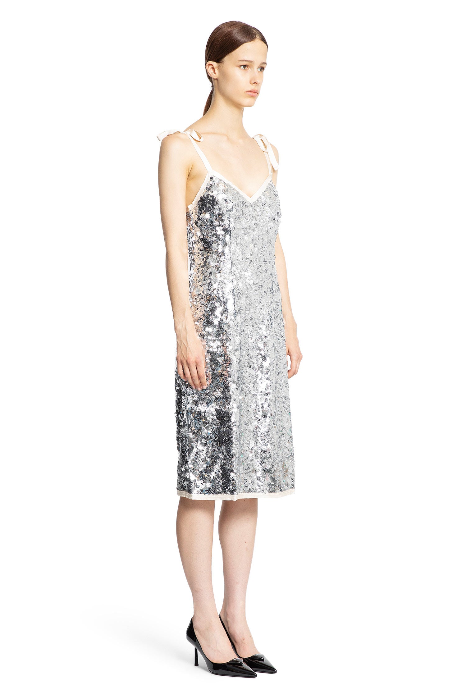 Sequined Slip Dress