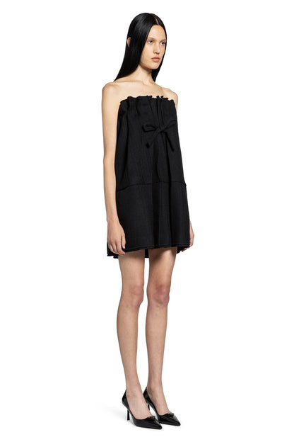 Chevron Wool Mini Dress