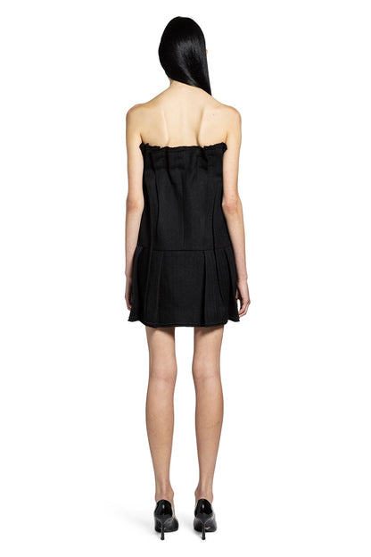 Chevron Wool Mini Dress
