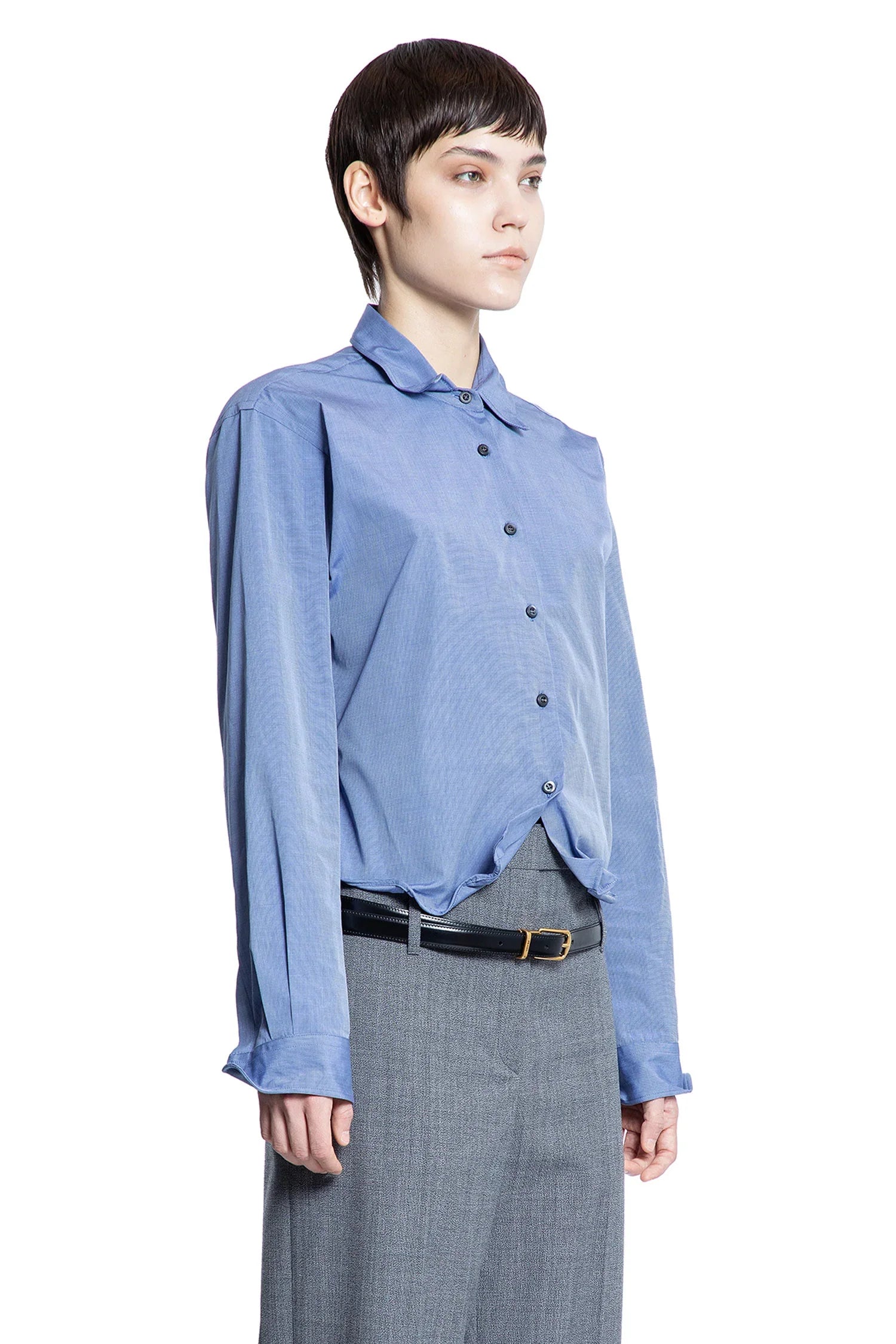 PRADA WOMAN BLUE SHIRTS - Antonioli.eu