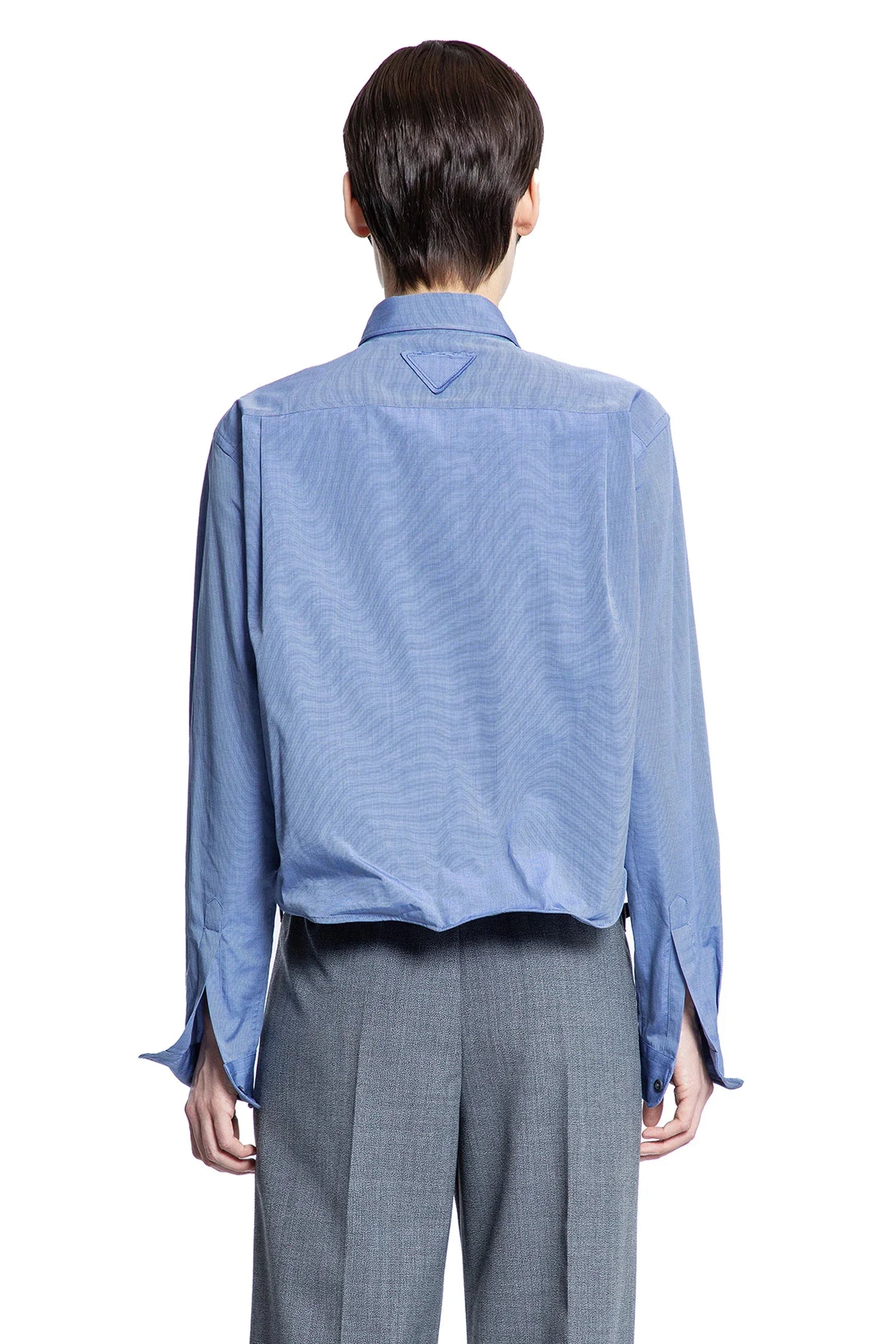 PRADA WOMAN BLUE SHIRTS - Antonioli.eu