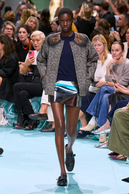 Printed Drill Caban Jacket - Antonioli.eu