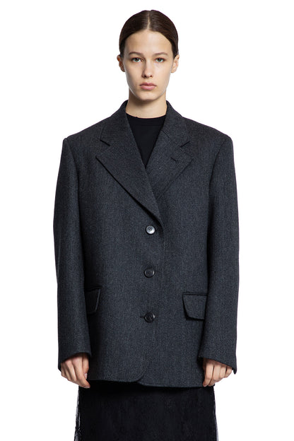 Chevron Wool Blazer - Antonioli.eu