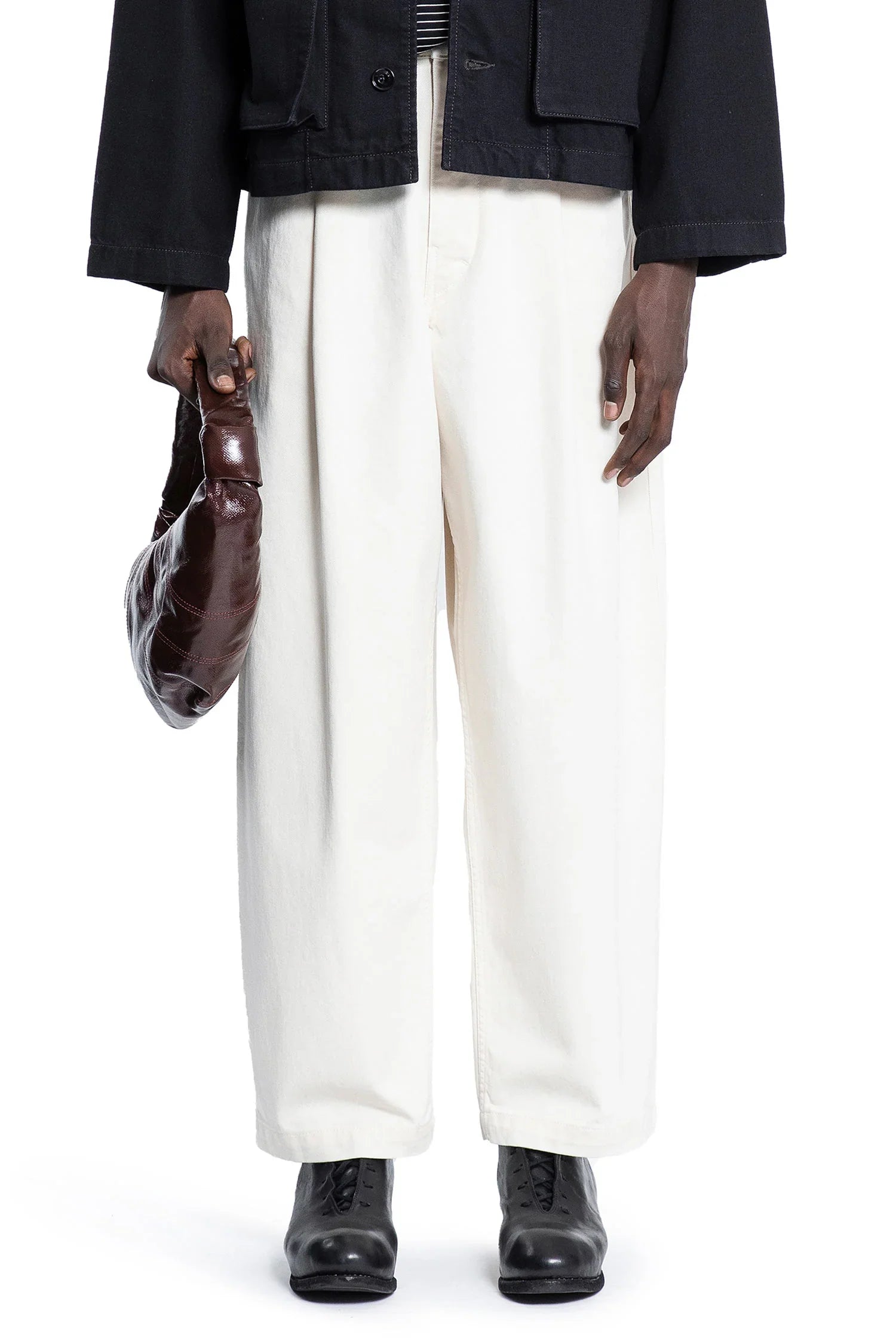LEMAIRE MAN OFF-WHITE JEANS - Antonioli.eu
