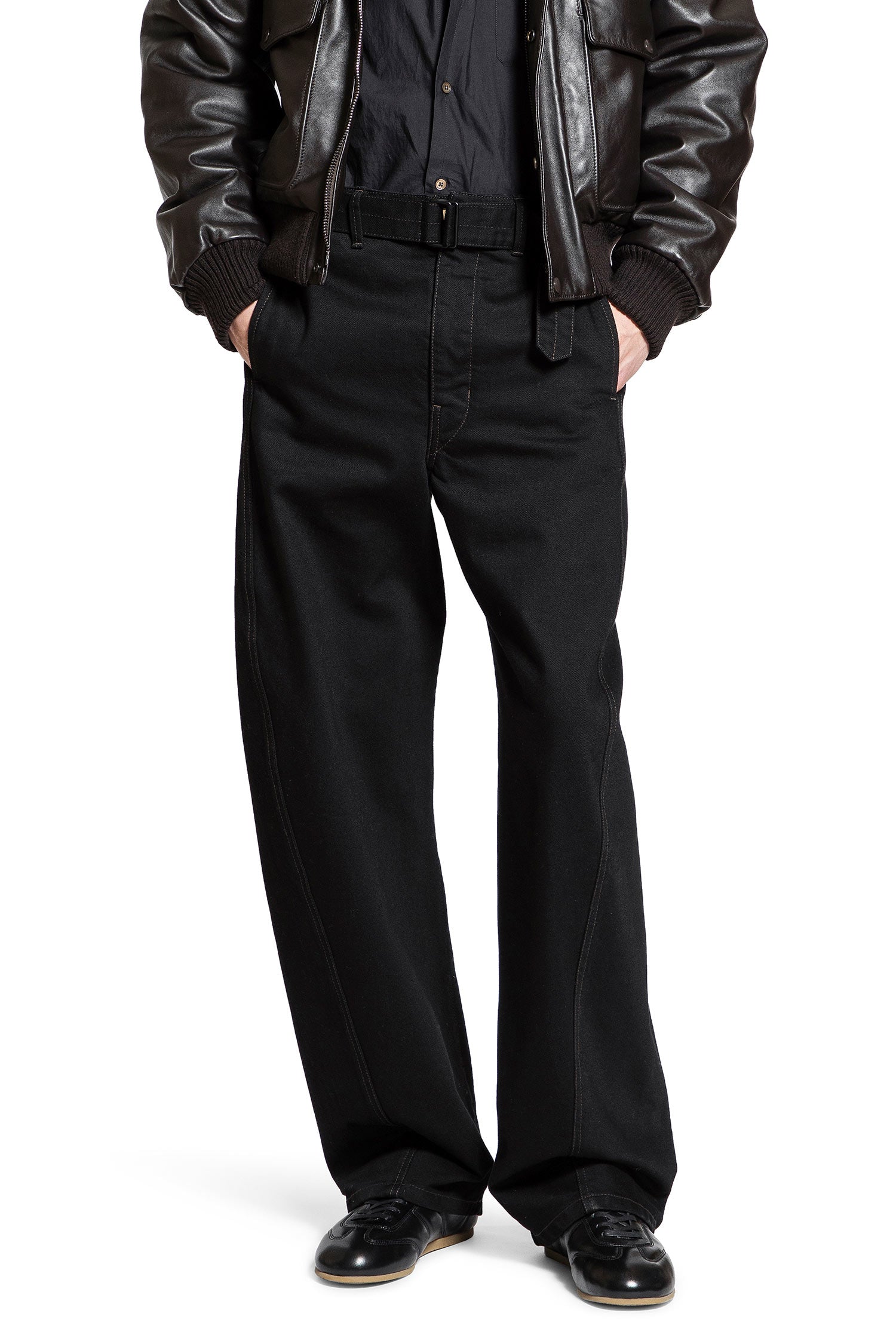 Twisted Belted Pants - Antonioli.eu