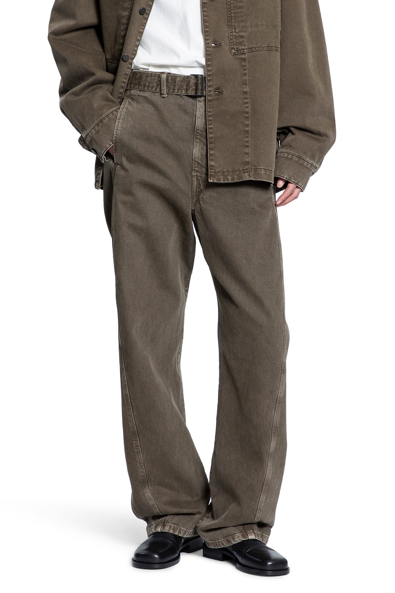 Twisted Belted Pants - Antonioli.eu