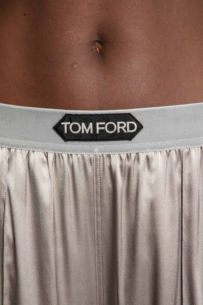Stretch Silk Satin PJ Pants - Antonioli.eu
