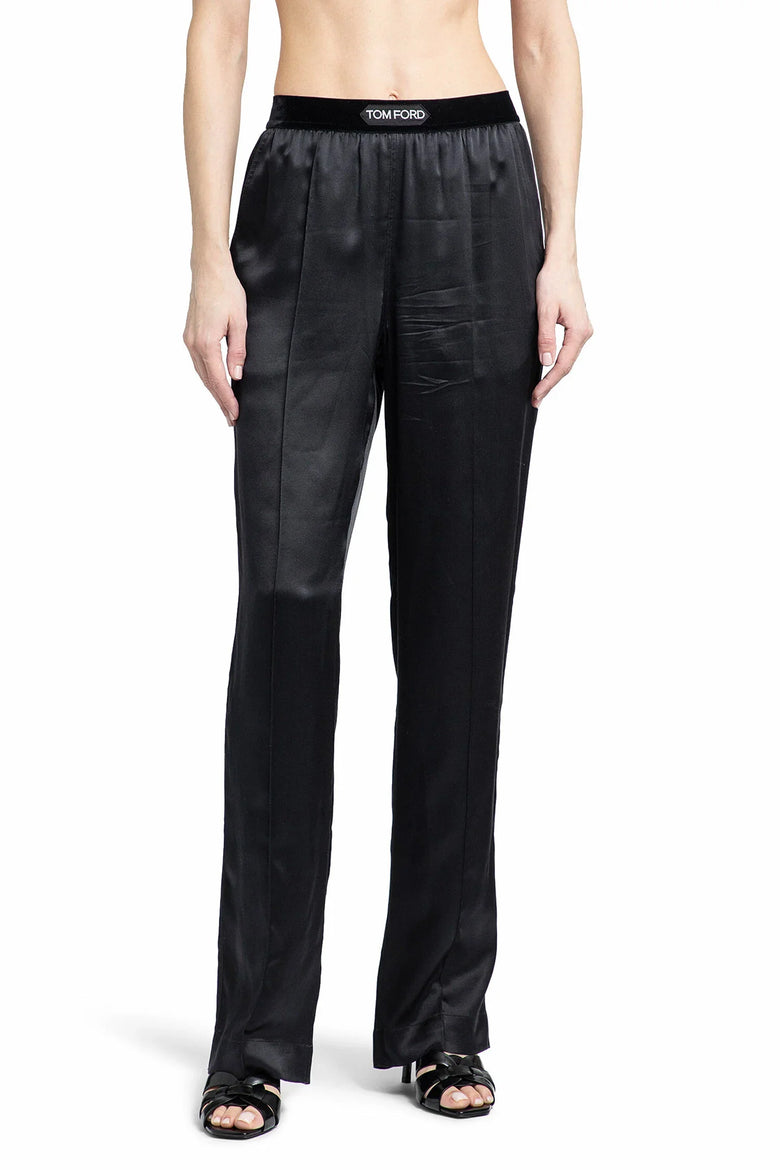 Stretch Silk Satin Pyjama Pants - Antonioli.eu