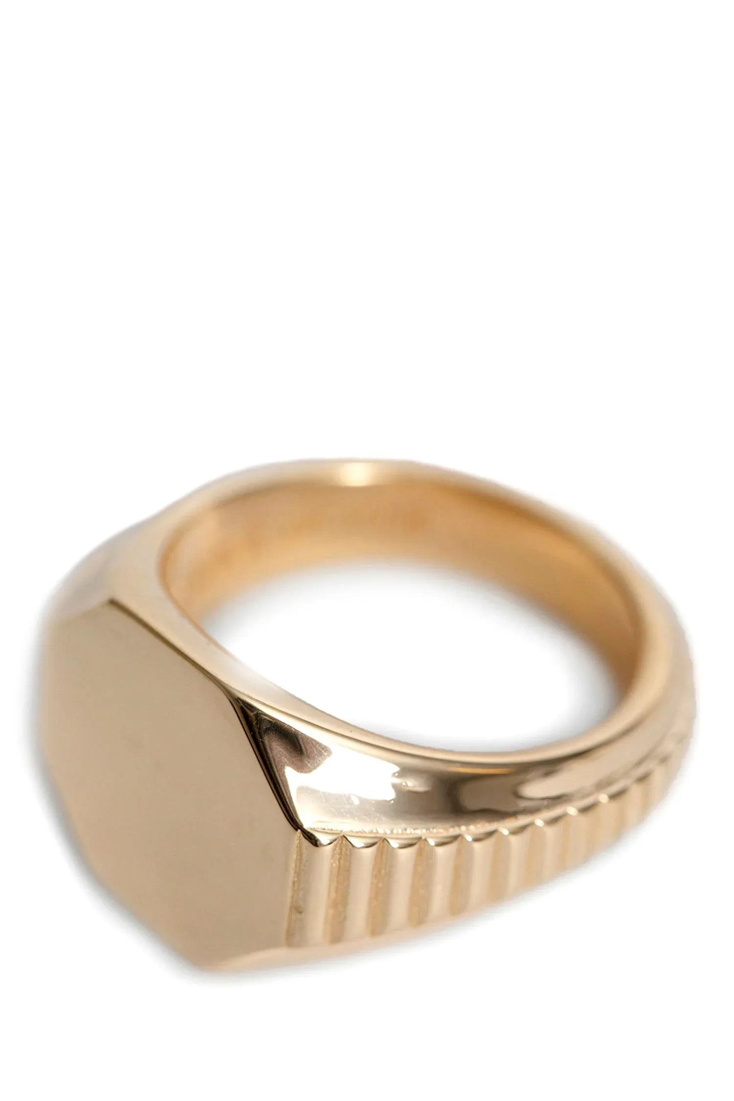 Gold-Plated Signet Ring - Antonioli.eu