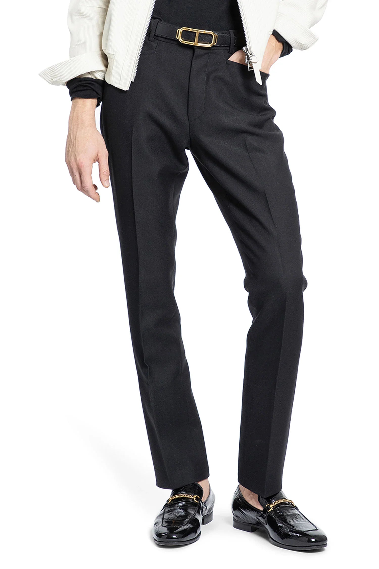 Cotton Silk Tailored Trousers - Antonioli.eu