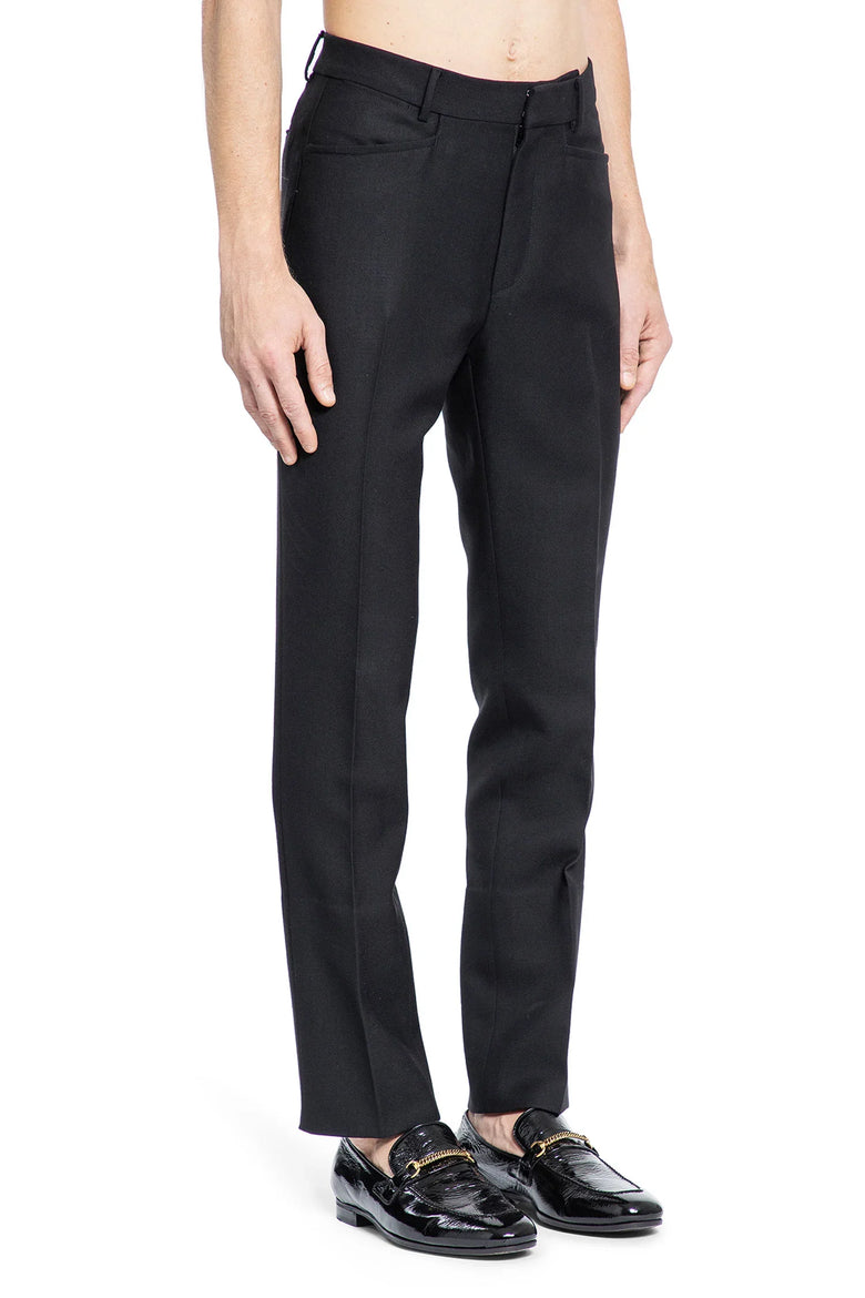 Cotton Silk Tailored Trousers - Antonioli.eu