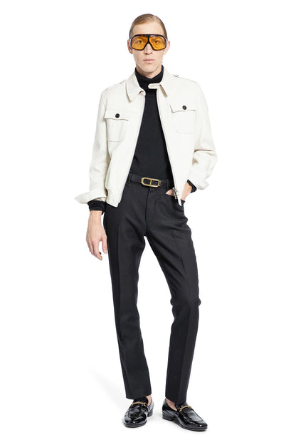 Cotton Silk Tailored Trousers - Antonioli.eu