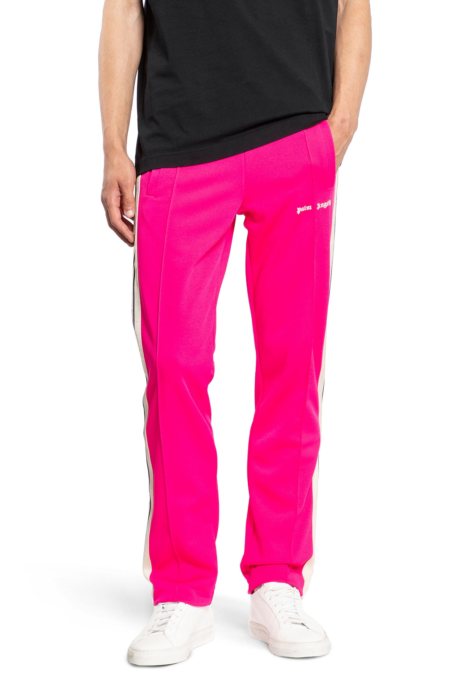 PALM ANGELS MAN PINK TROUSERS Antonioli.eu