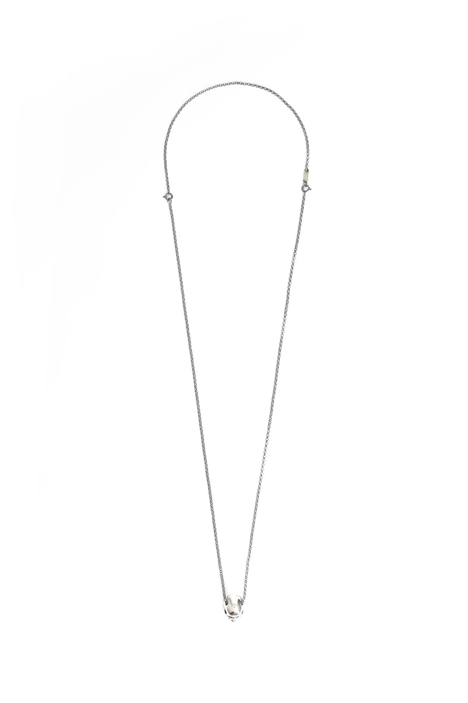 Percy Skull Necklace With Rubies - Antonioli.eu