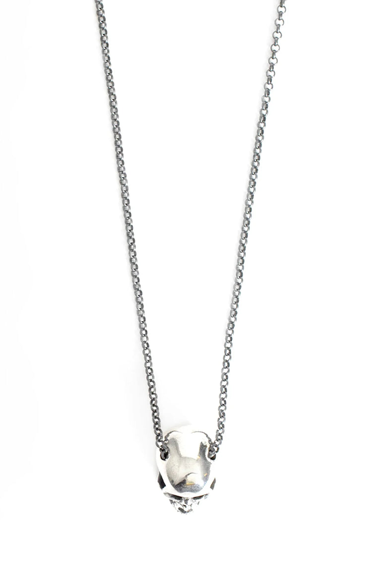 Percy Skull Necklace With Rubies - Antonioli.eu