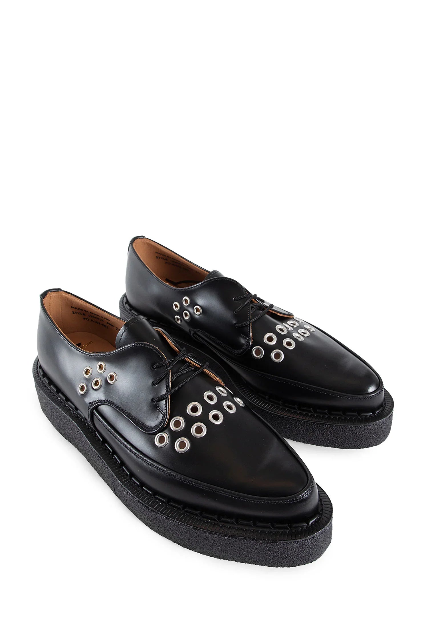 George Cox collaboration lace-up creepers - Antonioli.eu