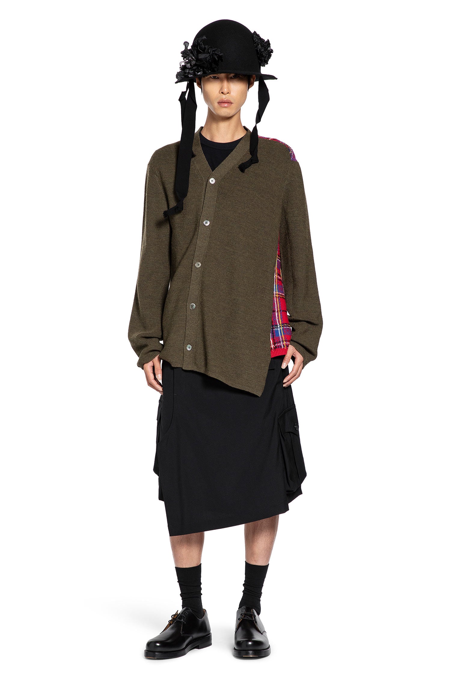 Asymmetric Paneled Sweater