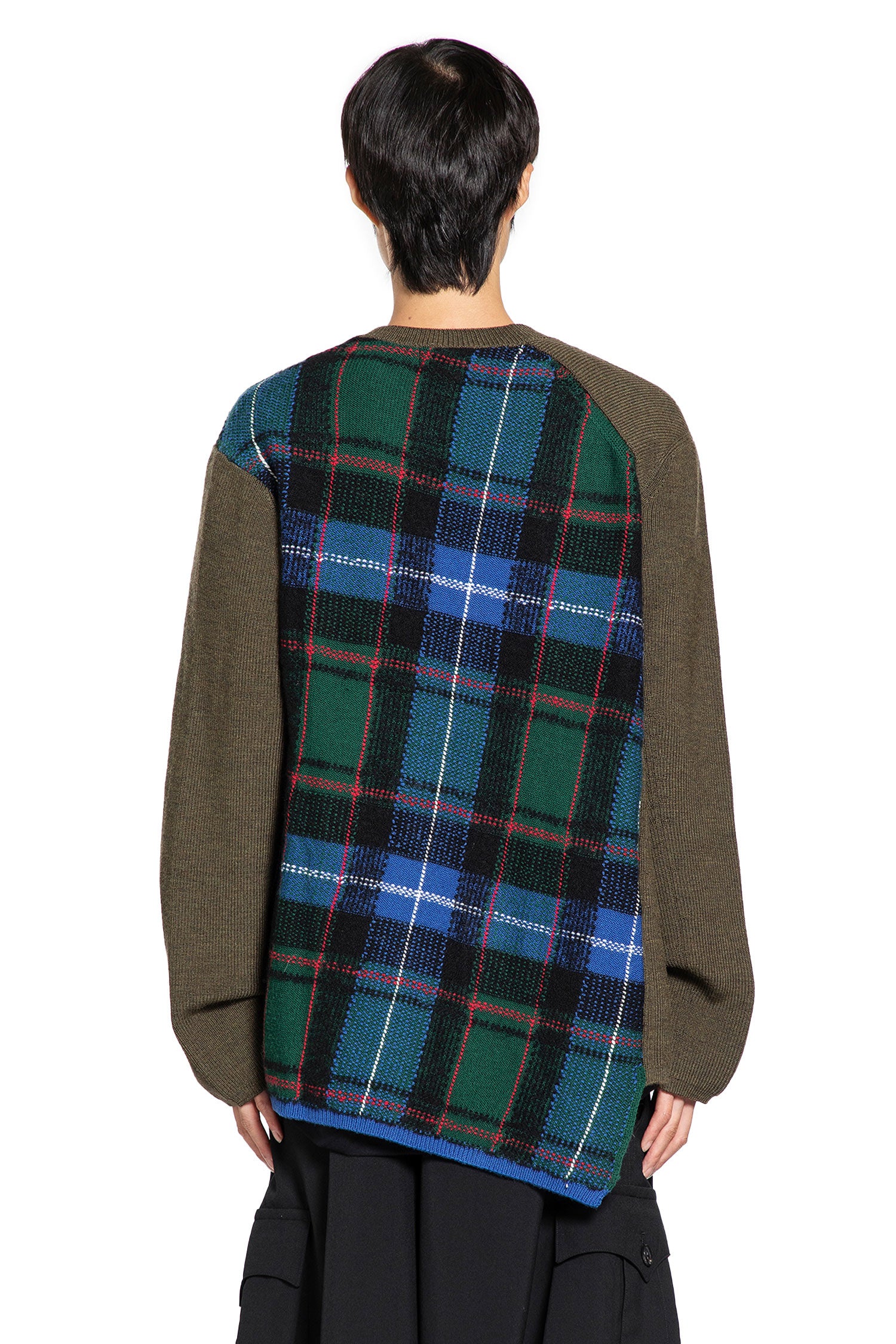 Asymmetric Paneled Sweater