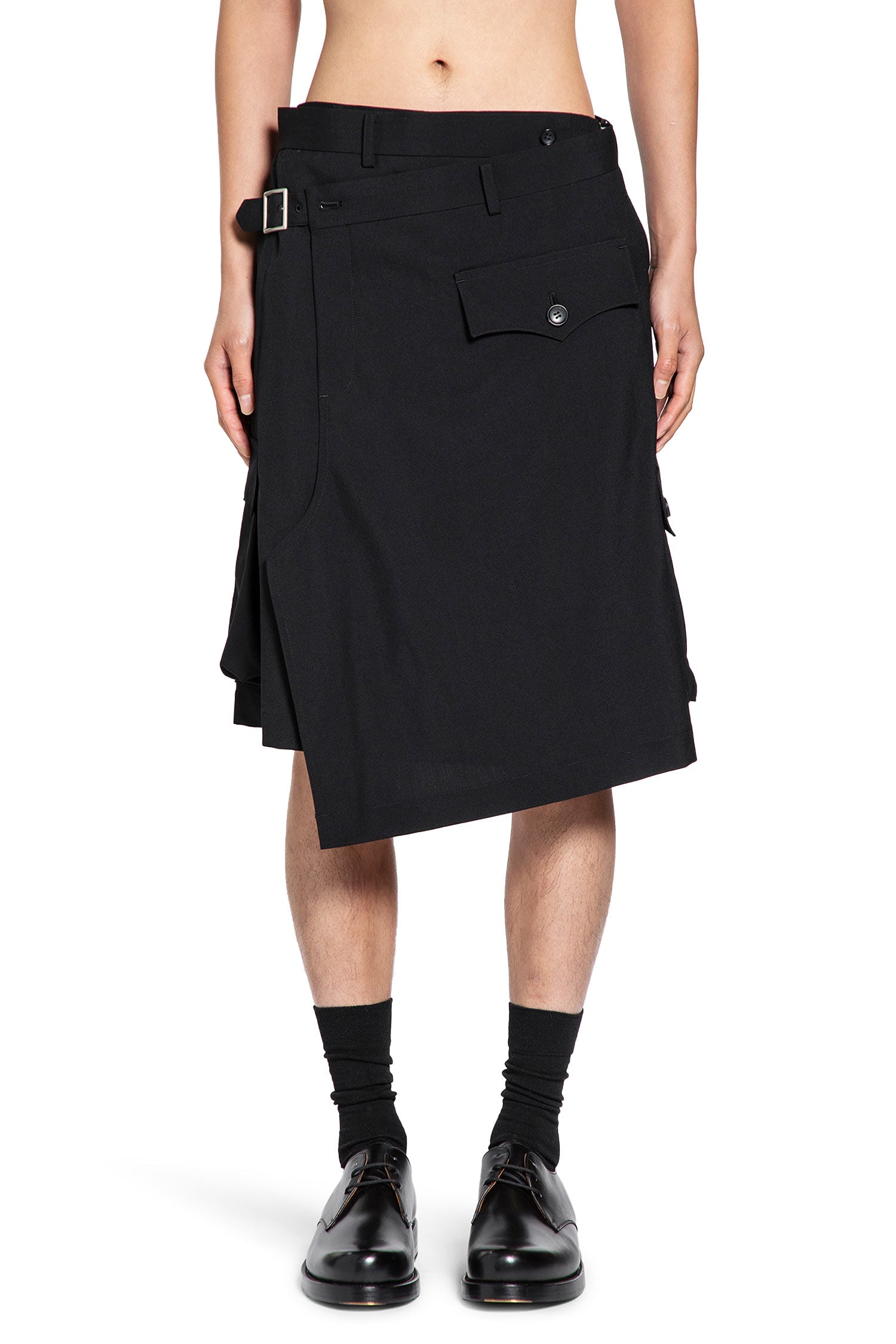 Asymmetric Overlay Shorts
